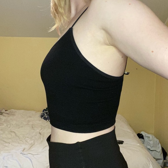 PAIR black & white tank top cami - Picture 2 of 8